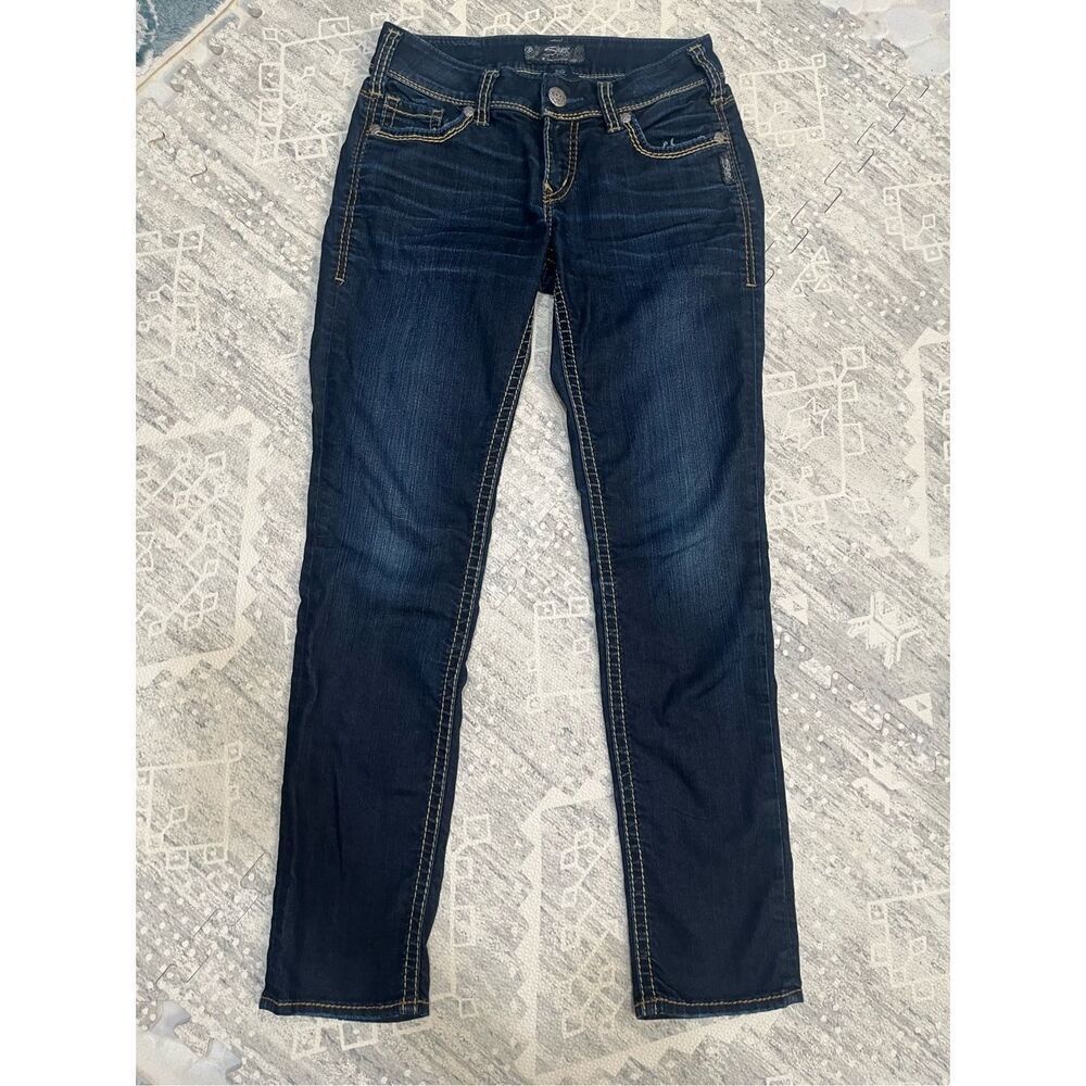Silver Jeans Co Suki Mid Super Skinny Womens Jeans Size 26x29